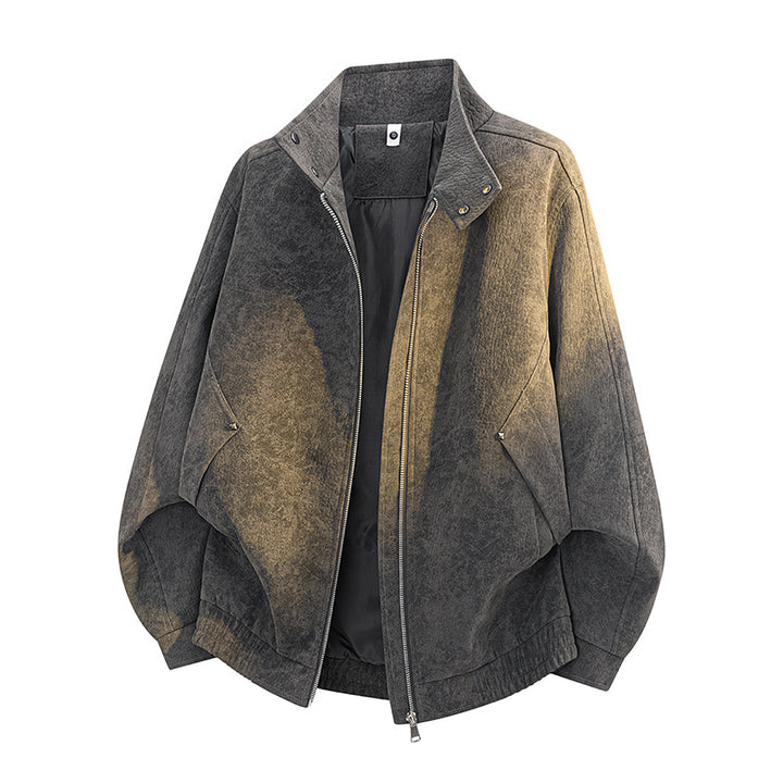 Women's Oversized Velvet Bomber Jacket with Padded Lining and Elastic Hem Mune Fashion