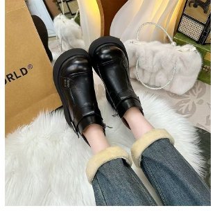 Ladies Stylish Leather Boots with Cozy Lining Mune Fashion