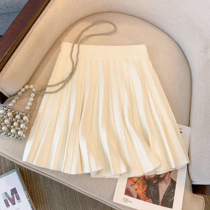 Women's Pleated Maxi Skirt with Elegant Design Mune Fashion