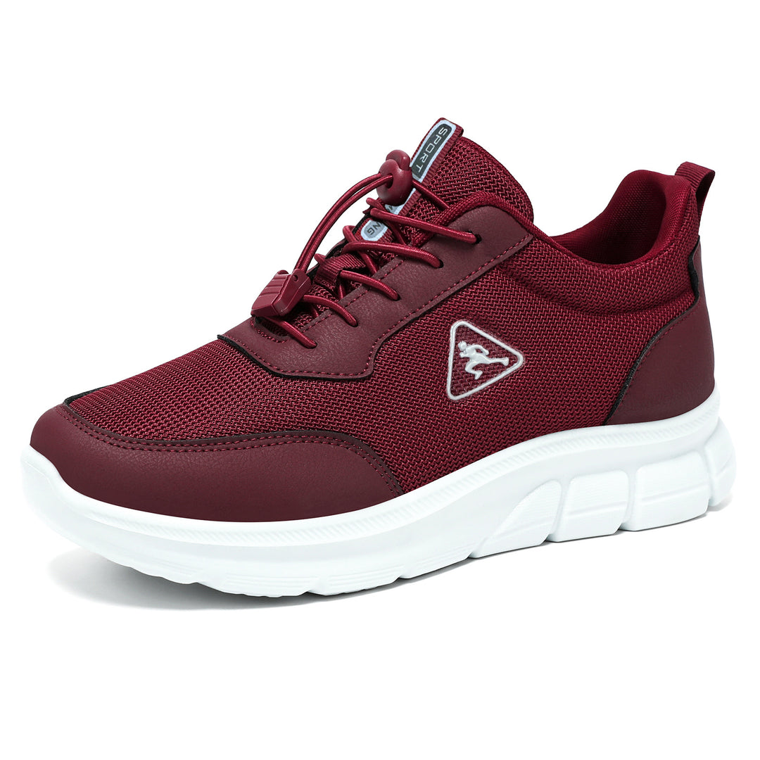 Men's robust chunky sneaker with breathable mesh, quick lacing cord, and shock-absorbing EVA platform sole Mune Fashion