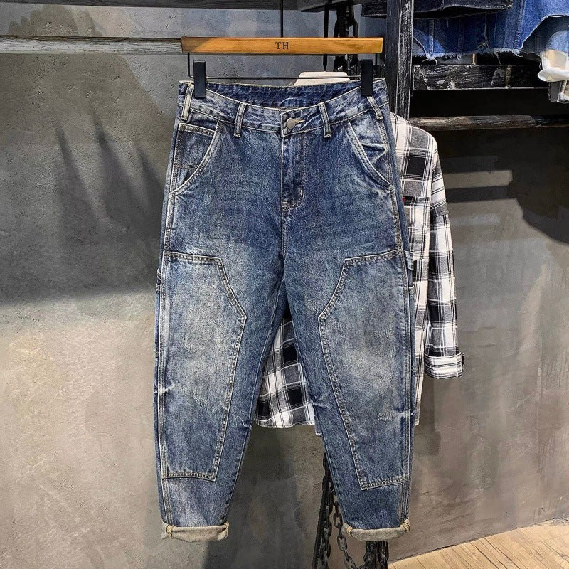 Men's Fashion Ripped Jeans in Vintage Look Mune Fashion