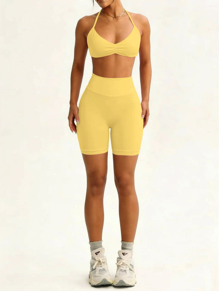 Women's sporty bikini set made of high-elastic material with adjustable straps Mune Fashion