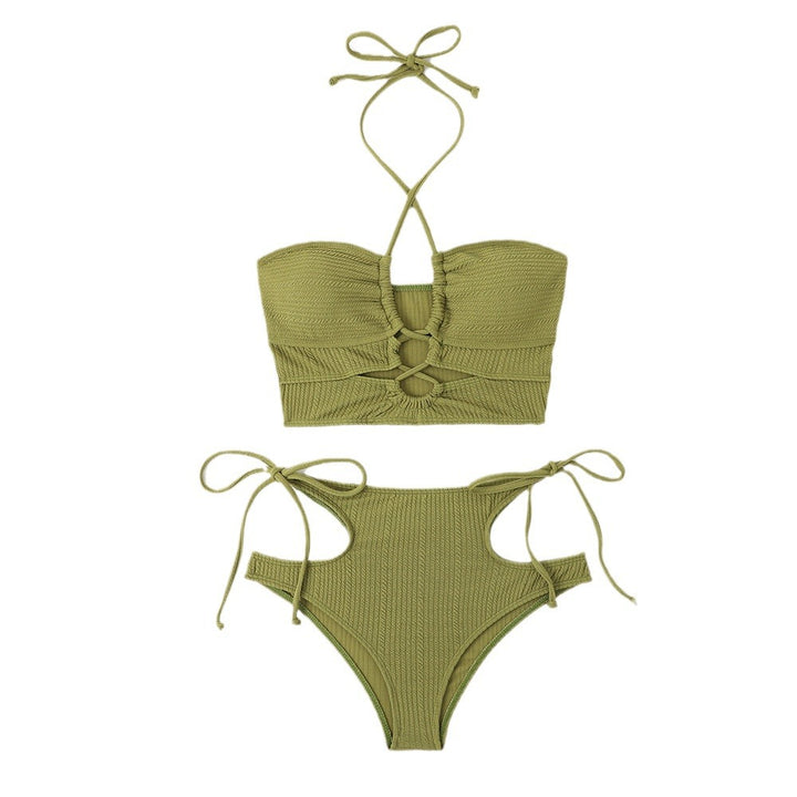 Ladies High-Cut Bikini with Cut-Outs Mune Fashion