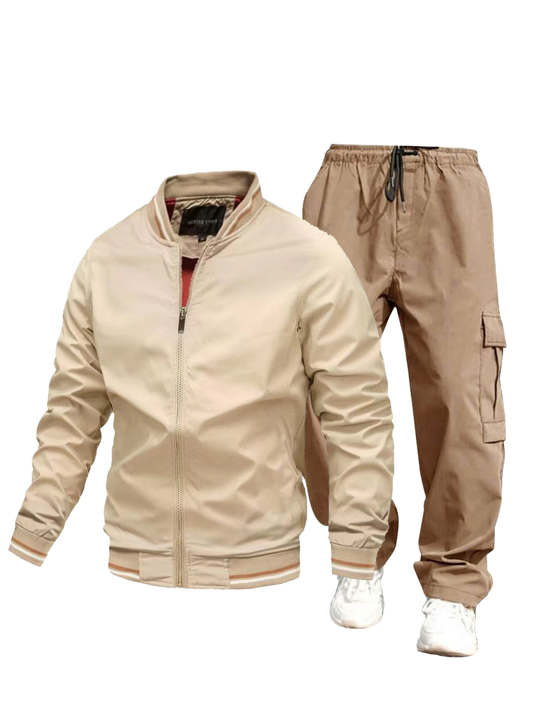 Men's sporty jacket and cargo pants set Mune Fashion
