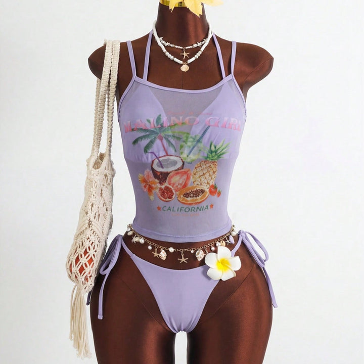 Women's swimsuit with trendy graphic design Mune Fashion