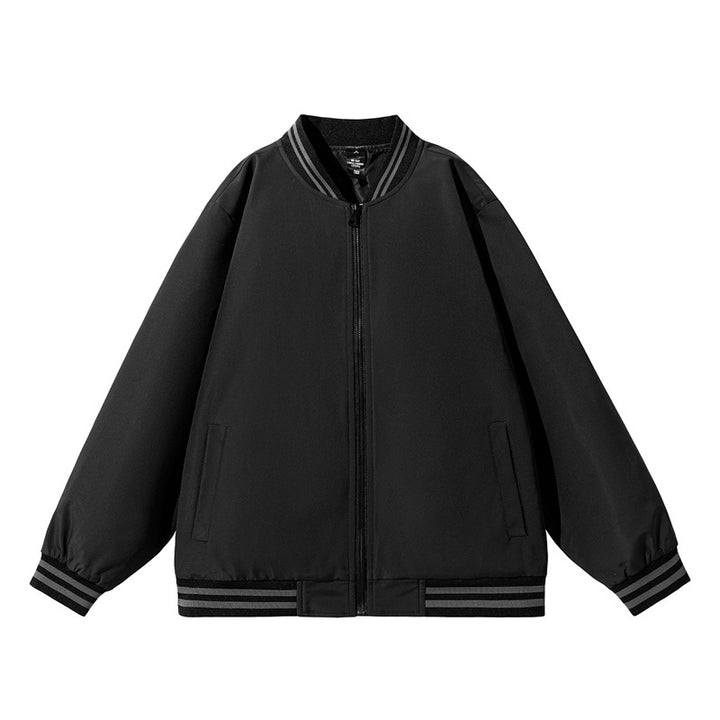 Men's Sporty Bomber Jacket with Stand-Up Collar Mune Fashion