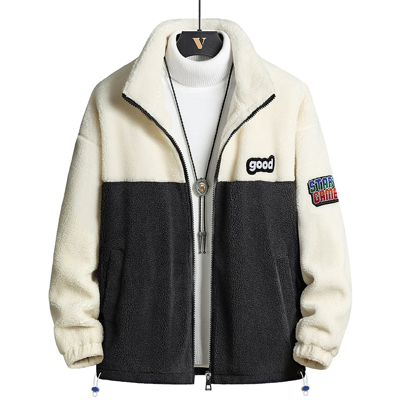 Men's Cozy Fleece Jacket with Hood Mune Fashion