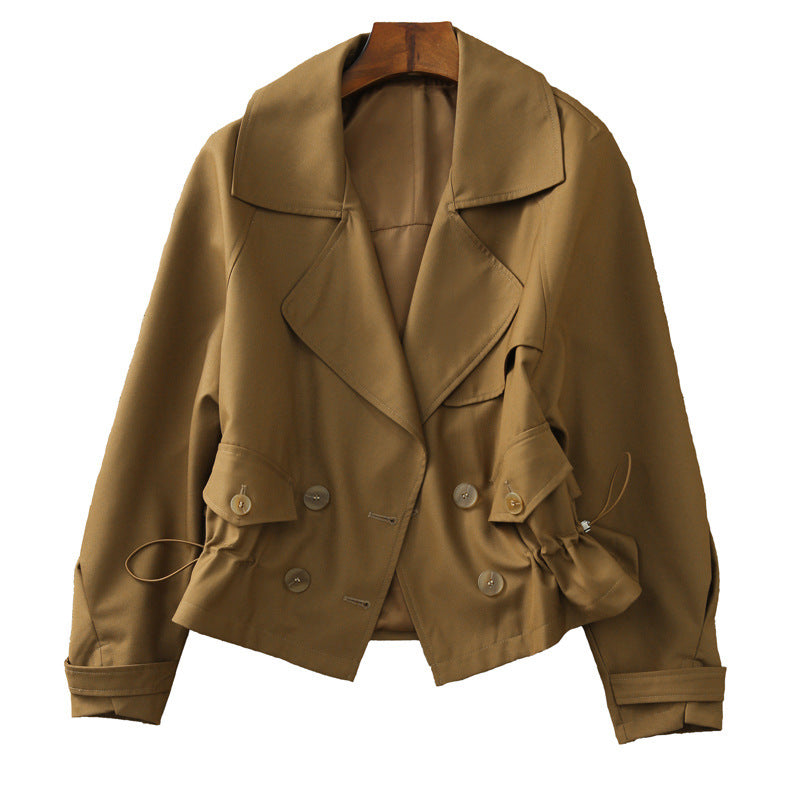 Womens stylish transitional jacket with elastic waistband Mune Fashion