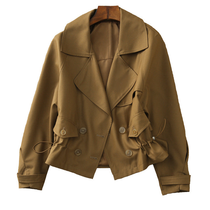 Womens stylish transitional jacket with elastic waistband Mune Fashion