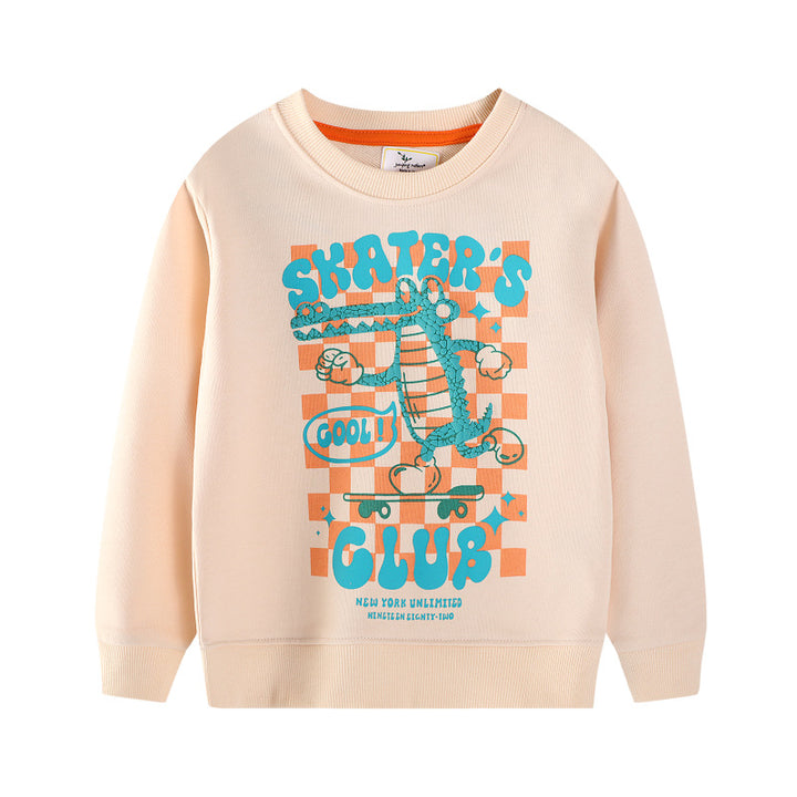 Boys sweatshirt with trendy crocodile design Mune Fashion
