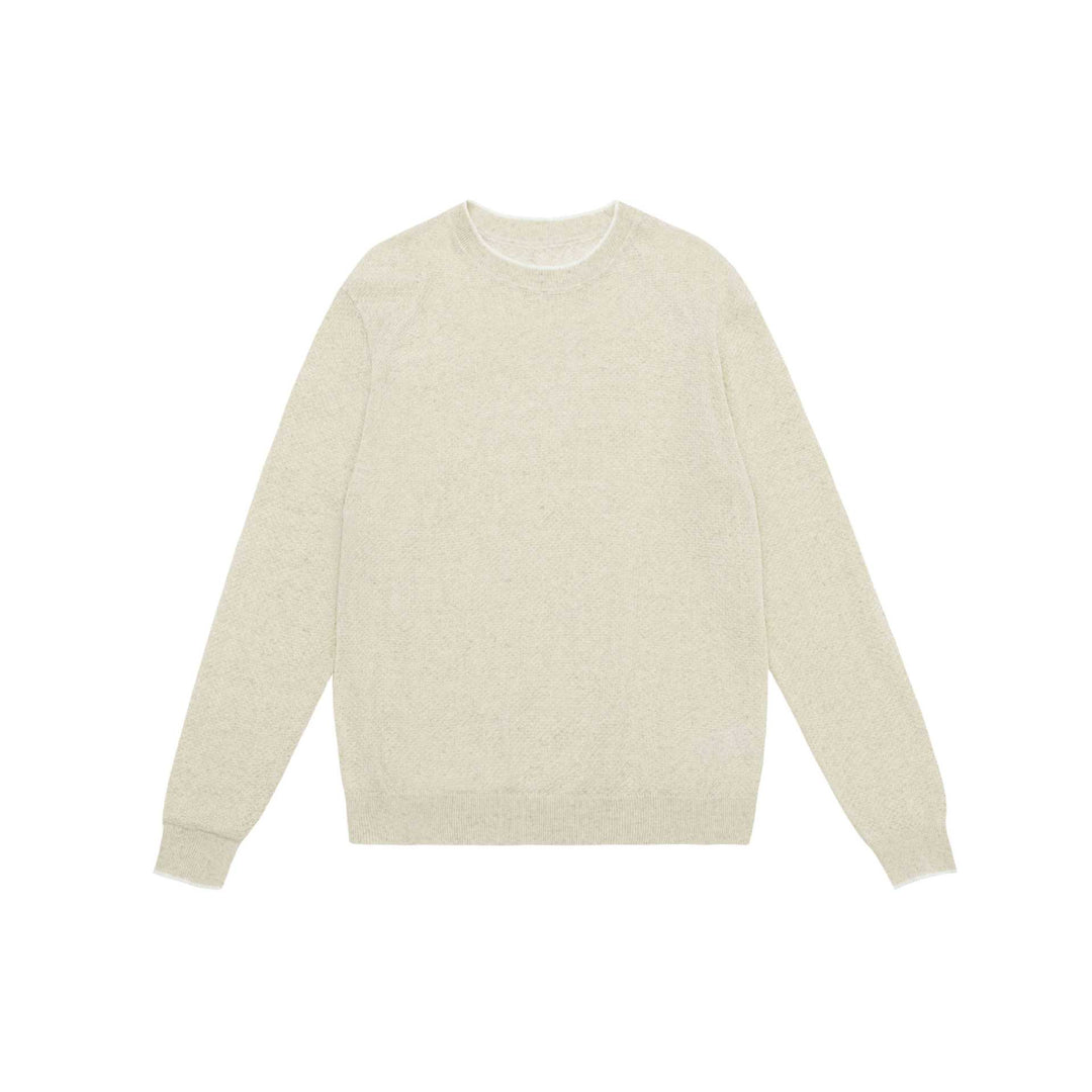 Unisex Lightweight crew neck sweater made of cotton blend with ribbed hem and raglan sleeves Mune Fashion