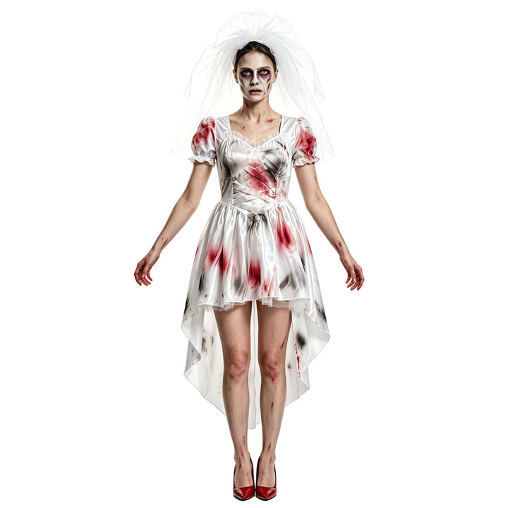 Women Scary Wedding Bride Dress Mune Fashion