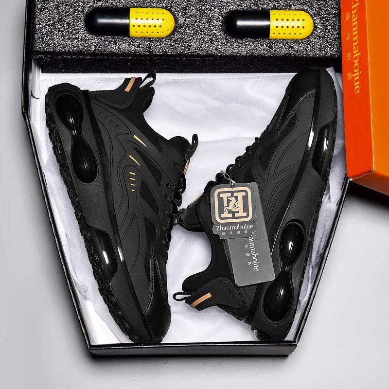 Unisex futuristic chunky sneaker with visible air capsule midsole and ergonomic cushioning Mune Fashion