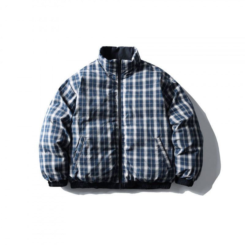 Unisex Boxy quilted transitional jacket with standing collar, elastic hem and zipper pockets Mune Fashion