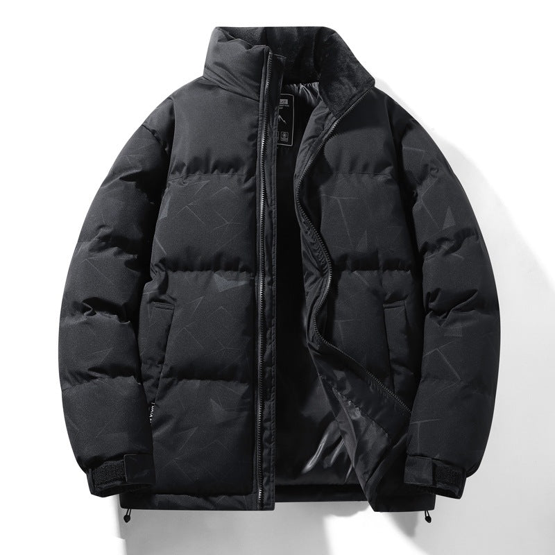 Men's padded quilted jacket with high thermal performance, water-repellent surface, and elastic cuffs Mune Fashion