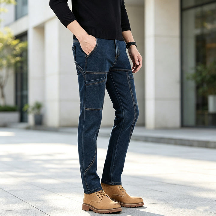 Men's Comfortable and Stylish Workwear Denim Pants Mune Fashion