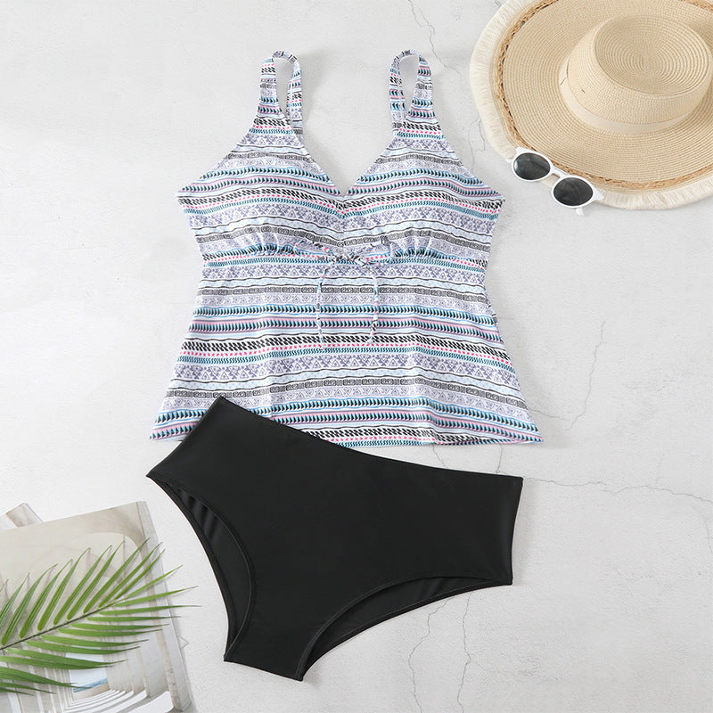 Ladies combination of tankini and bikini bottoms Mune Fashion