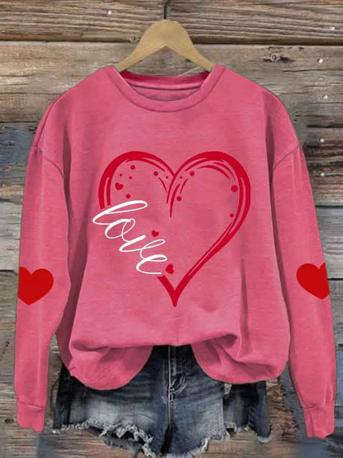 Ladies Cozy Sweater with Heart Motif Mune Fashion