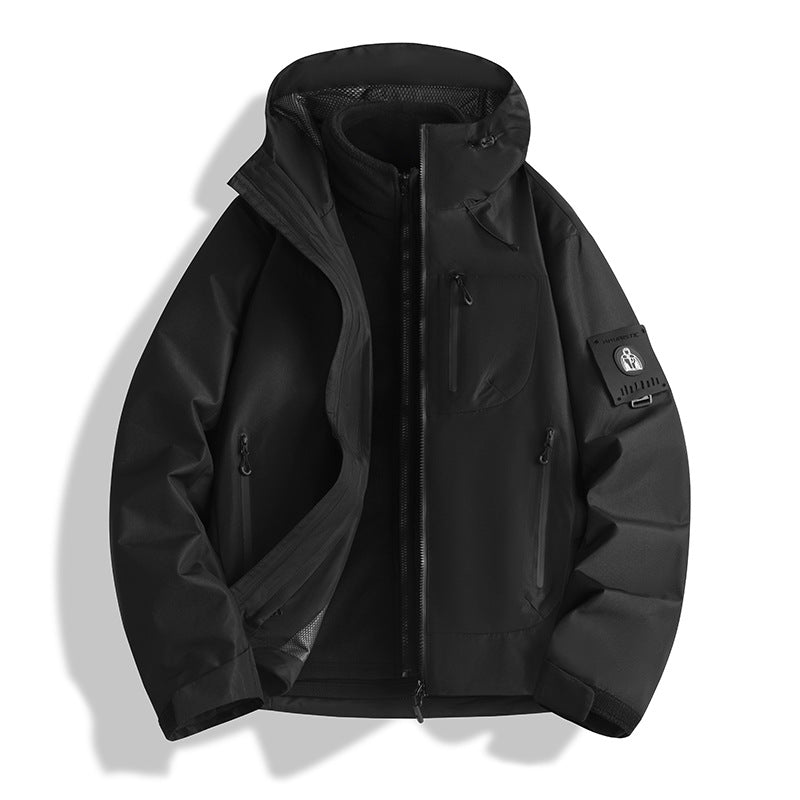 Men's functional softshell jacket with removable fleece lining Mune Fashion