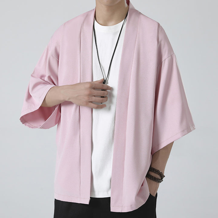 Men's kimono-style short-sleeve jacket in oversized cut Mune Fashion