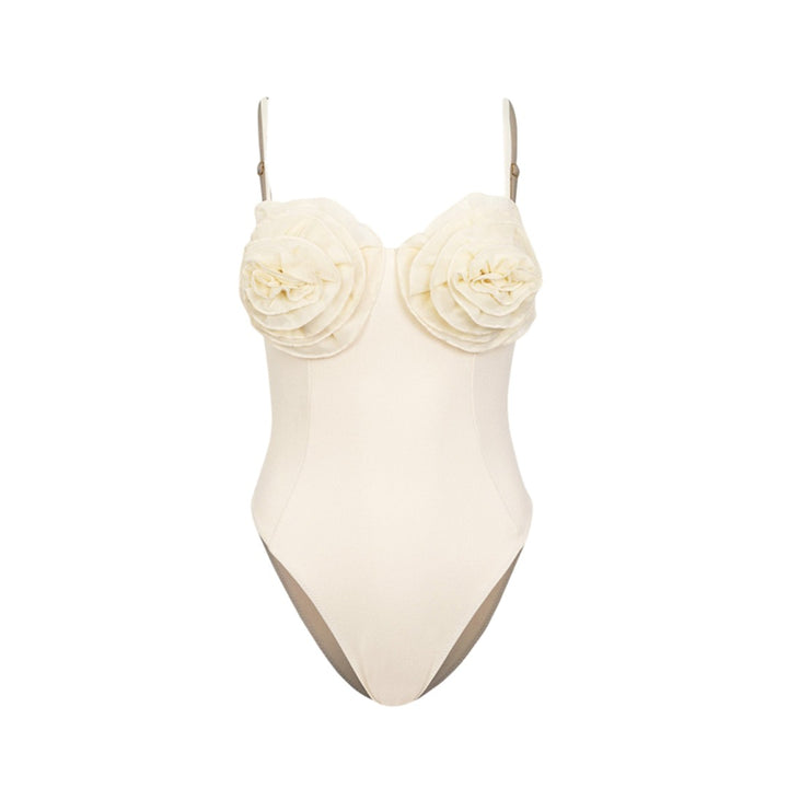 Women's Bikini Set with Floral Ruffle Design Mune Fashion