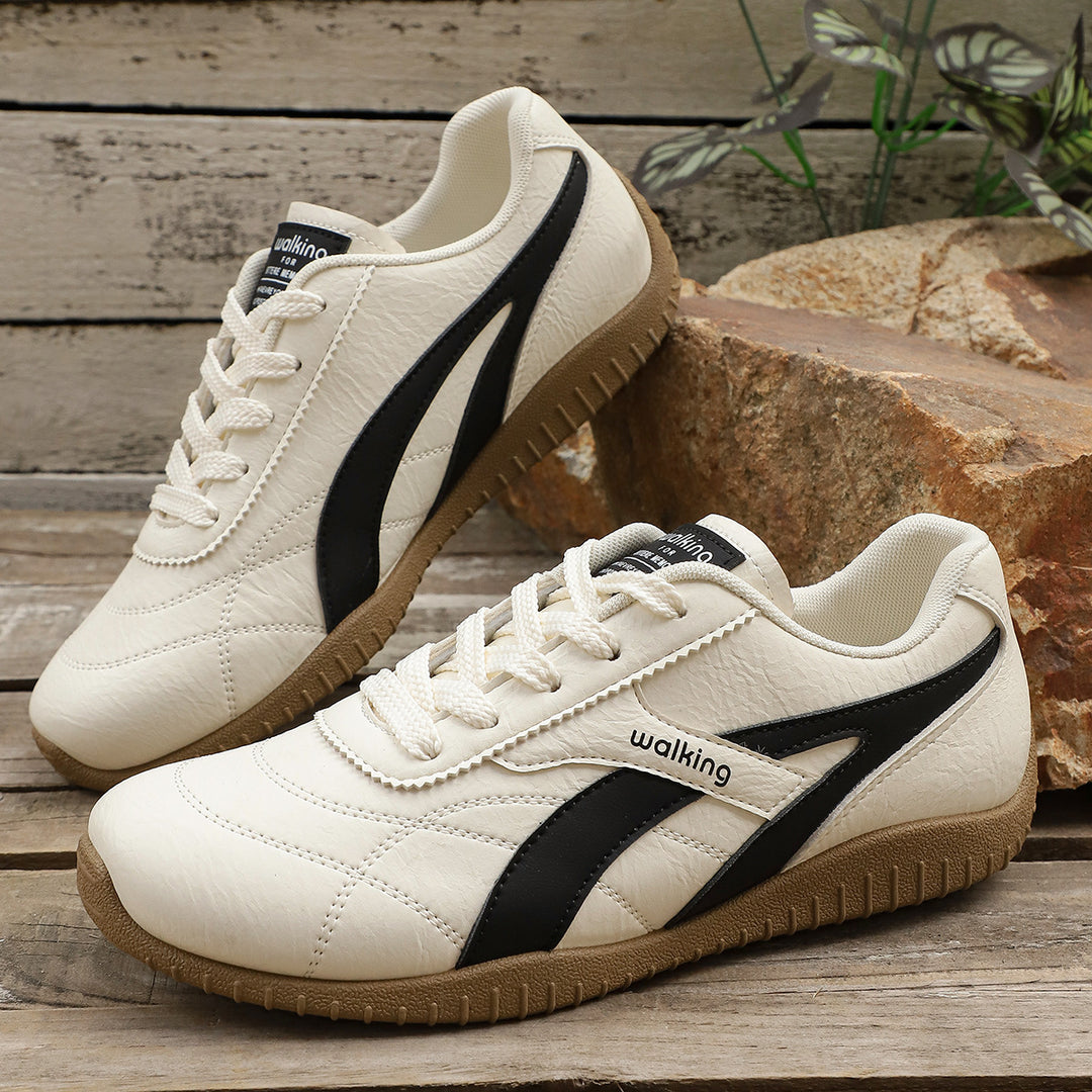 Damen Sportlicher Komfort-Sneaker mit retro-inspirierter Laufsohle Mune Fashion