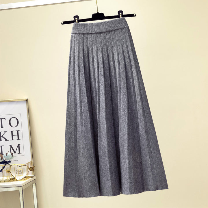 Women's Pleated Midi Skirt Mune Fashion