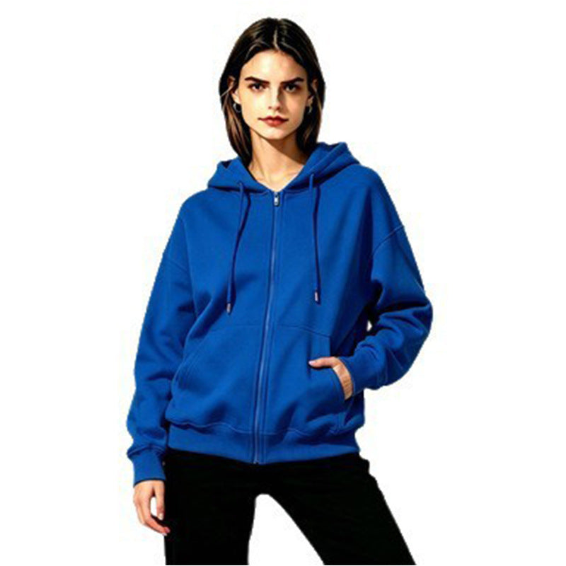 Ladies Soft Hooded Sweatshirt with Full Zip Mune Fashion
