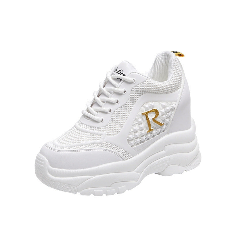 Women Chunky Sneakers with breathable mesh surface and lightweight comfort Mune Fashion