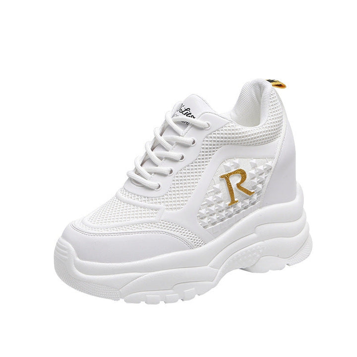 Women Chunky Sneakers with breathable mesh surface and lightweight comfort Mune Fashion