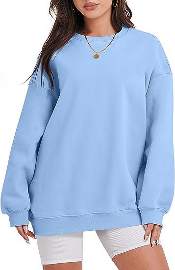 Women's oversized sweatshirt with dropped shoulders and brushed inner lining Mune Fashion