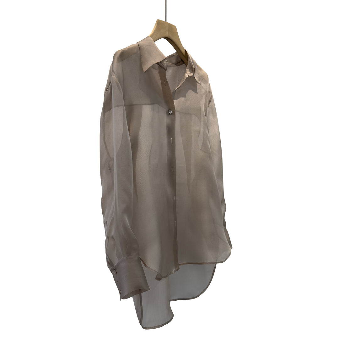 Women Sophisticated Tailored Blouse Mune Fashion