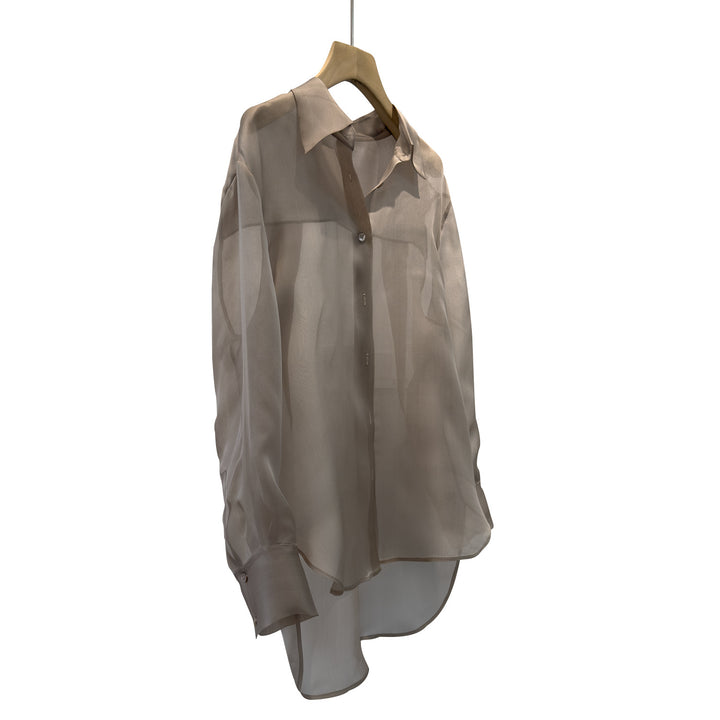 Women Sophisticated Tailored Blouse Mune Fashion