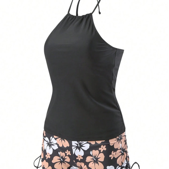 Ladies Sportives Tankini Set with Floral Print Mune Fashion