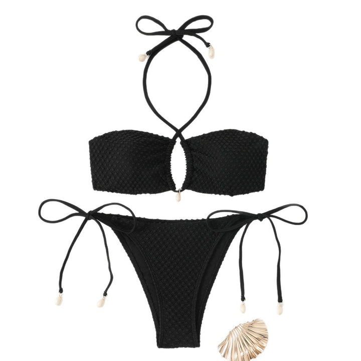 Women's bandeau bikini with fashionable keyhole design Mune Fashion