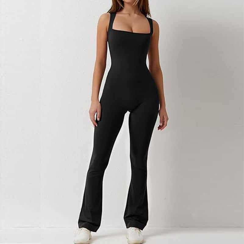 Women's fitness jumpsuit with a figure-hugging cut Mune Fashion