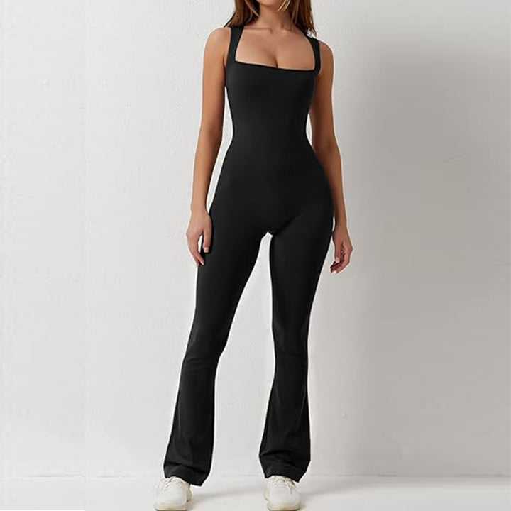 Women's fitness jumpsuit with a figure-hugging cut Mune Fashion