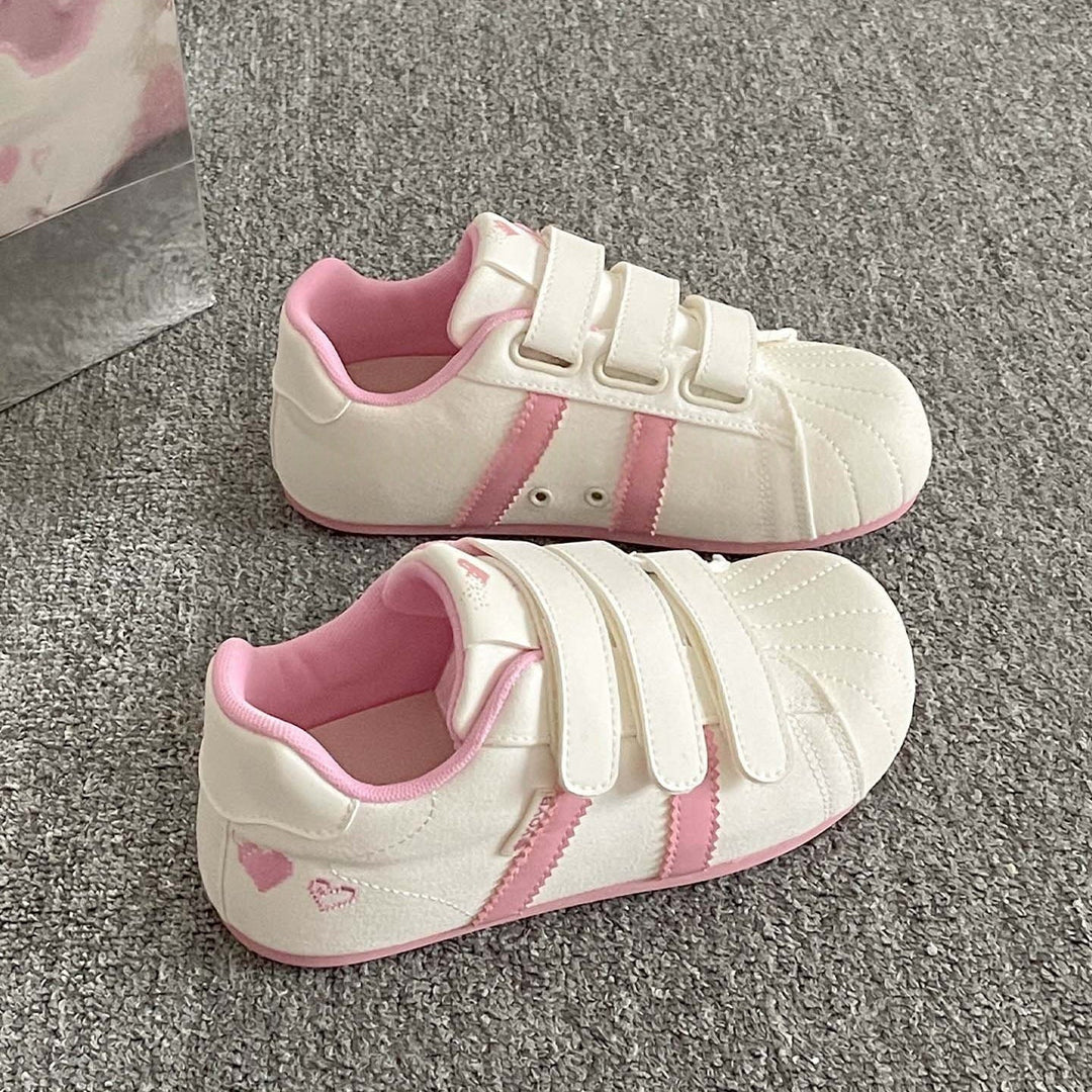 Women's sneakers with Velcro closure and funny animal design Mune Fashion