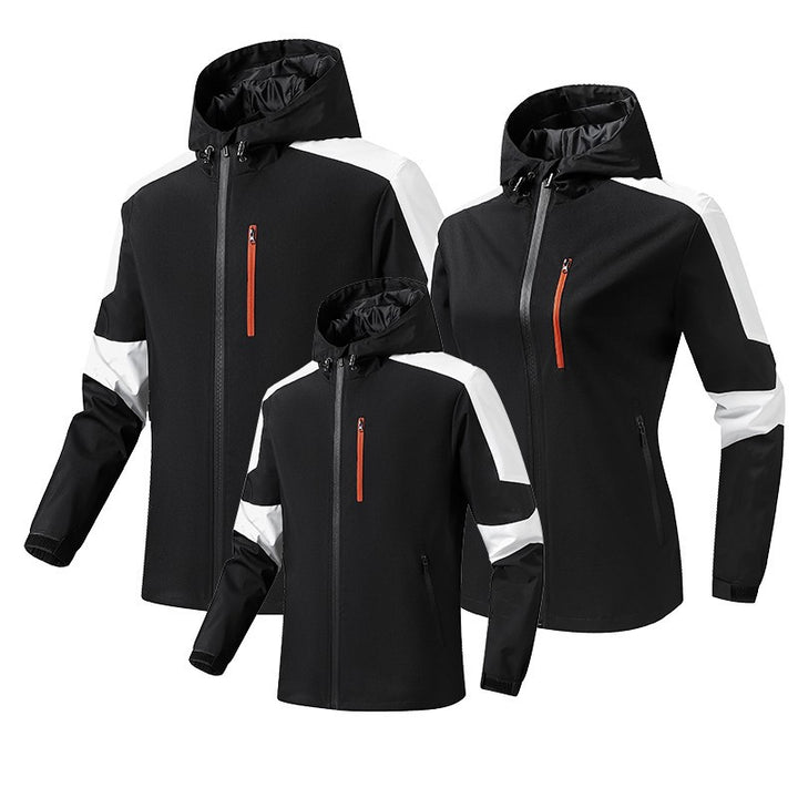Men's Breathable Softshell-Hardshell Hybrid Jacket with Hood and Waterproof Zipper Pockets Mune Fashion