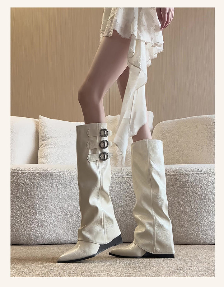 Women's Elegant and Chic Over-the-Knee Boots Mune Fashion