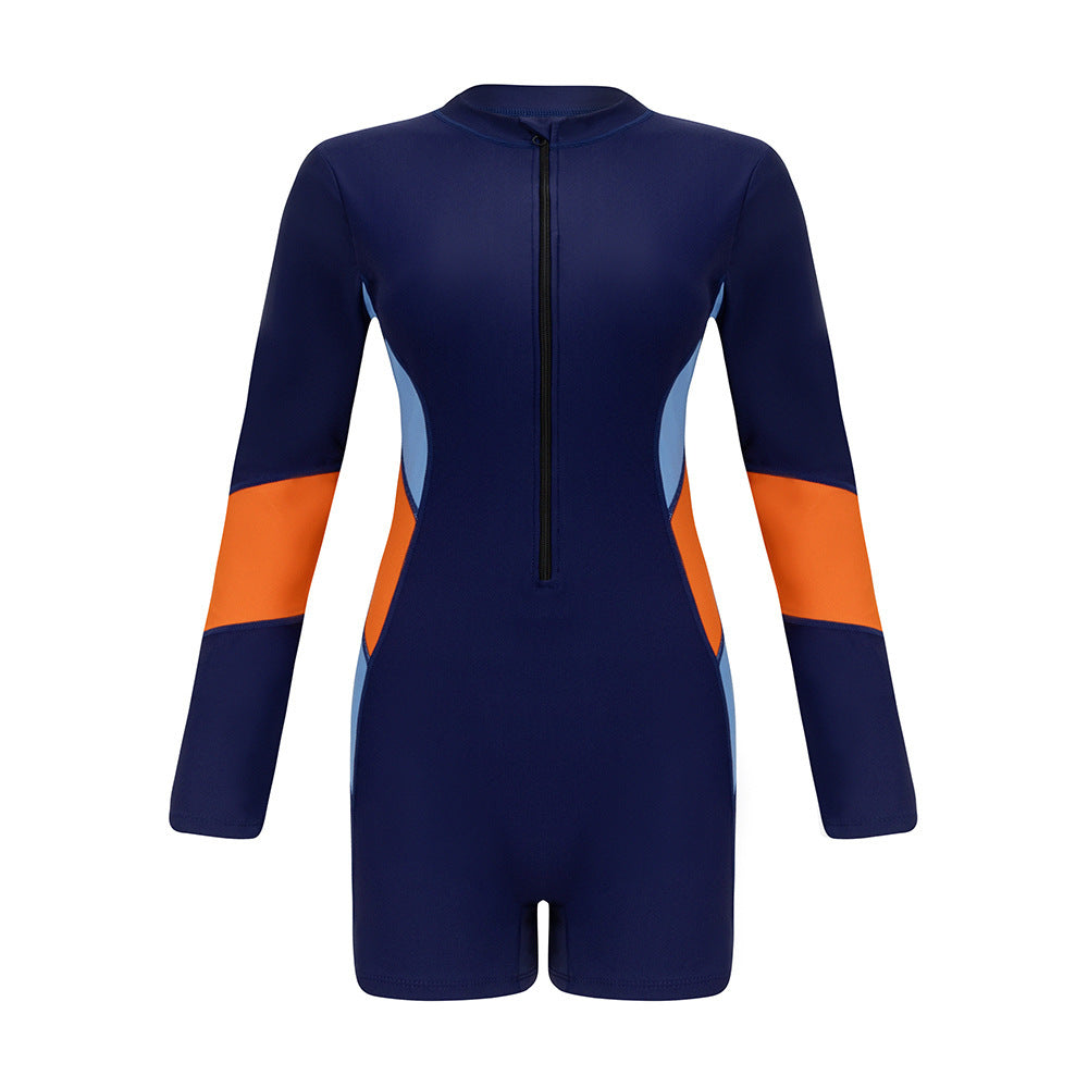 Women Sporty Long Sleeve Shortsuit Mune Fashion