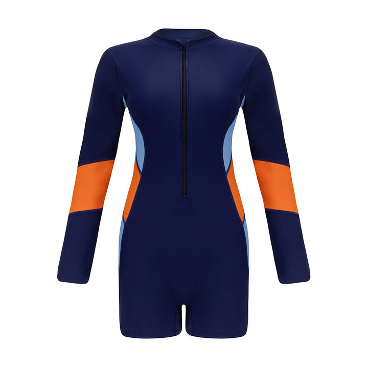 Women Sporty Long Sleeve Shortsuit Mune Fashion