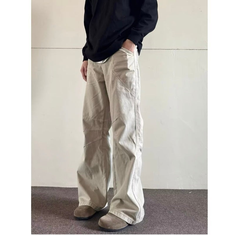 Men's Casual and Comfortable Wide Cargo Pants Mune Fashion