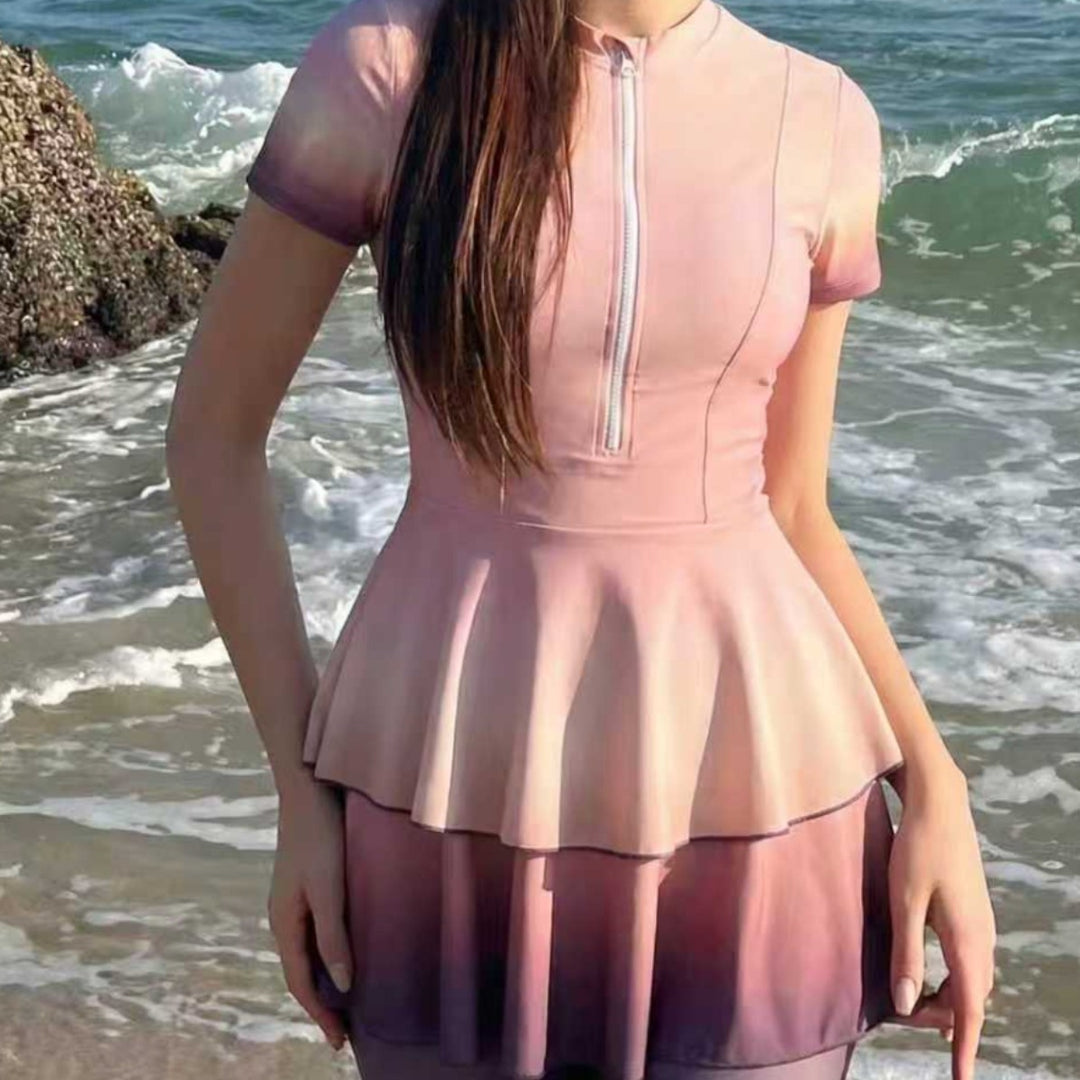 Women's fashionable swimsuit with wide skirt Mune Fashion