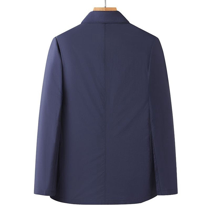 Men's lightweight unstructured city blazer made of breathable functional fabric with patch pockets Mune Fashion