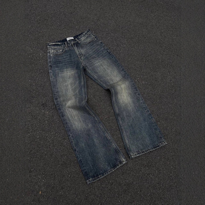 Men's Classic Denim Jeans in Vintage Style Mune Fashion