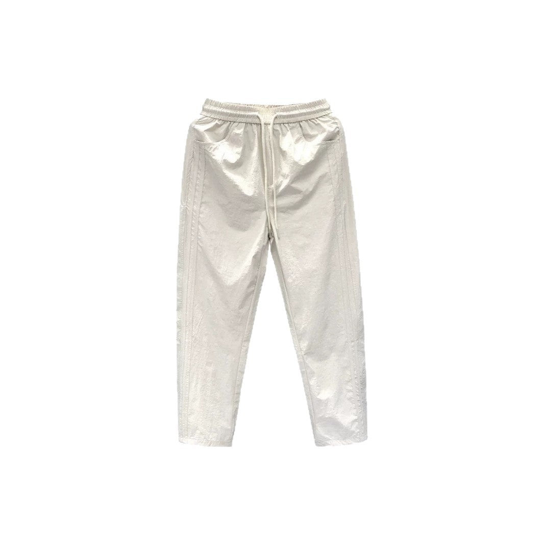 Men's Sporty Casual Pants with Elastic Waistband Mune Fashion