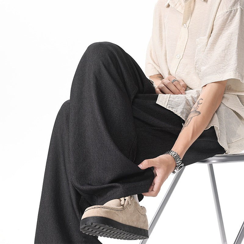 Women’s Palazzo Lounge Pants with Drawstring and Extra Wide Leg Mune Fashion