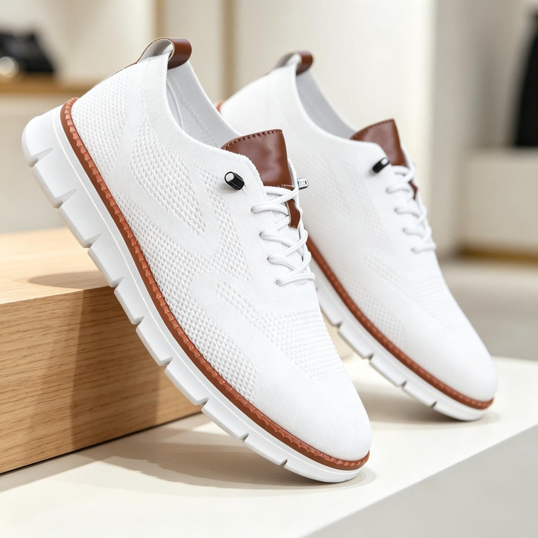 Men's Breathable Sneakers with Flexible Sole Mune Fashion