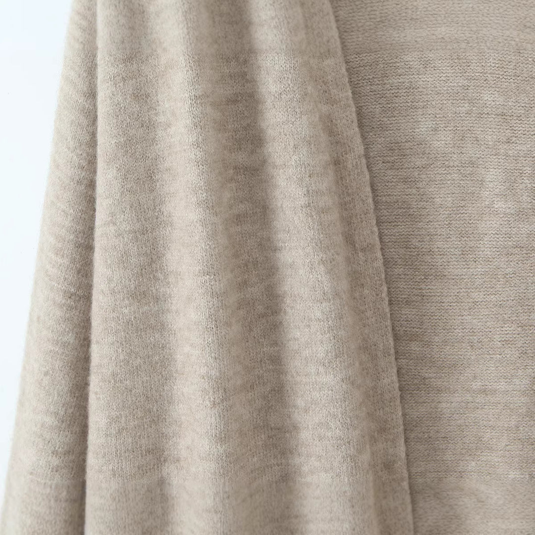 Women Oversize Knit Set with Long Cardigan, Button Vest and Loose Pants Mune Fashion